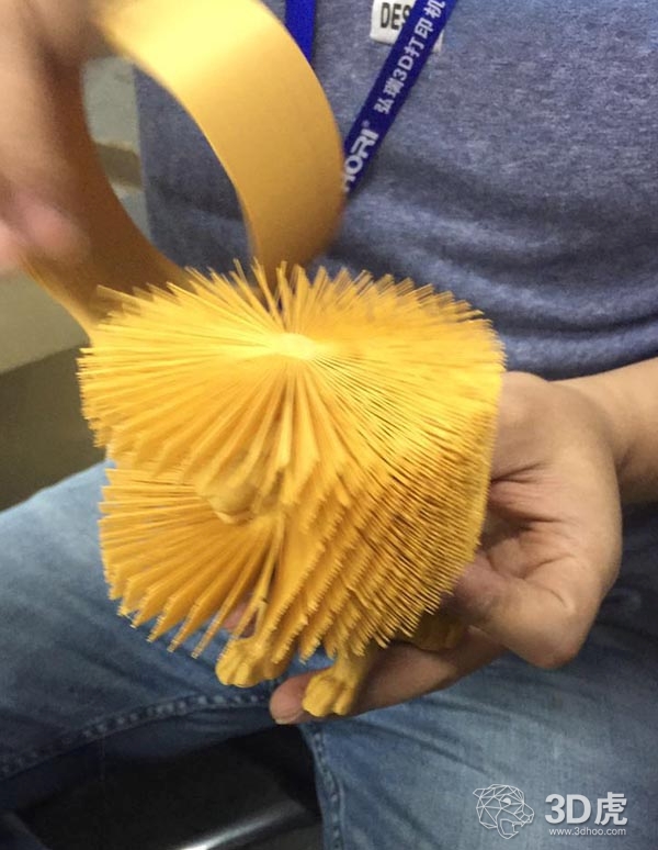 揭秘：長毛獅子是怎樣3D打印出來的？